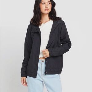 Women's Black Hooded Jacket